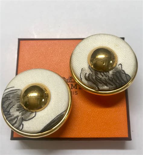 hermes vintage earrings|Hermes earrings for women.